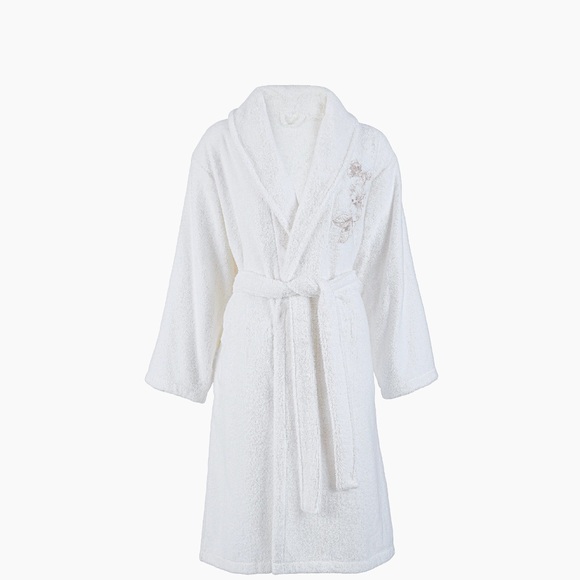 🆕Anne de Solene White Embroidered Robe nwt - Picture 2 of 5